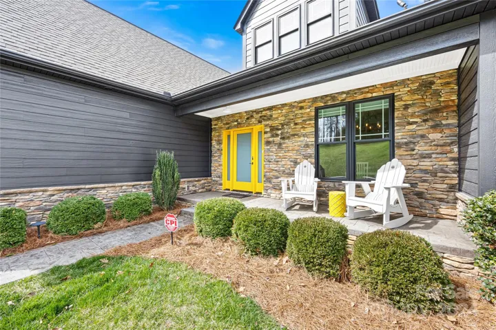 Inviting front porch entrance