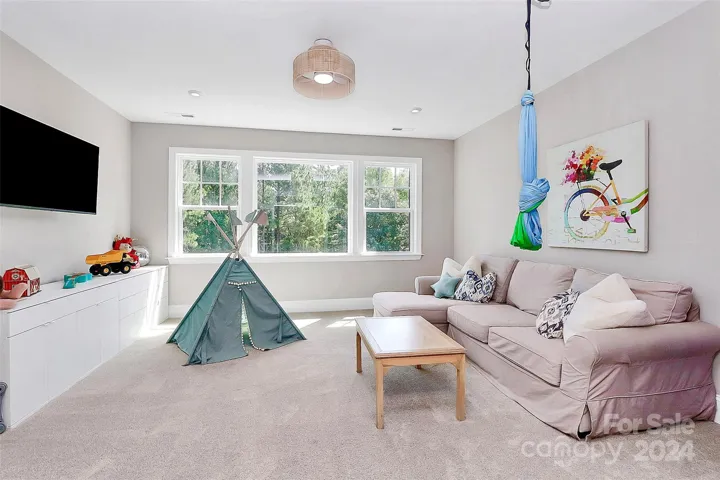 Built in cabinetry in this bonus room.