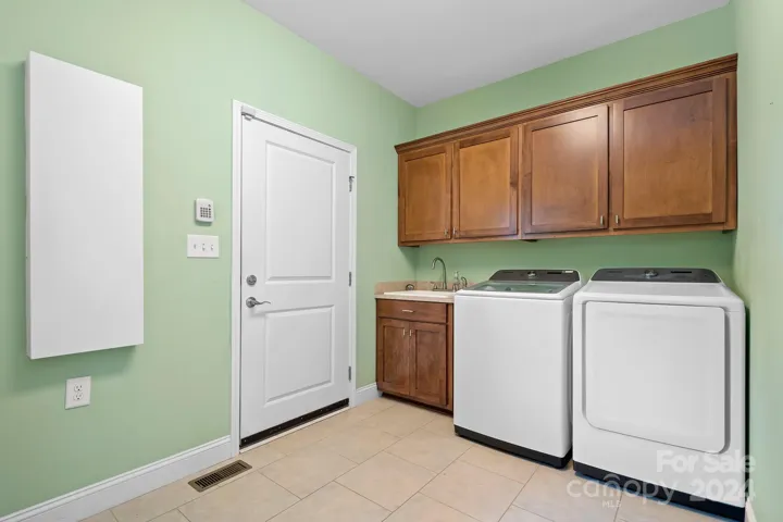 Laundry on main washer/dryer to remain.