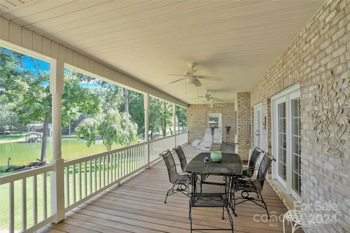 over size rear covered porch