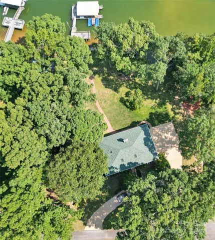 drone shot from above