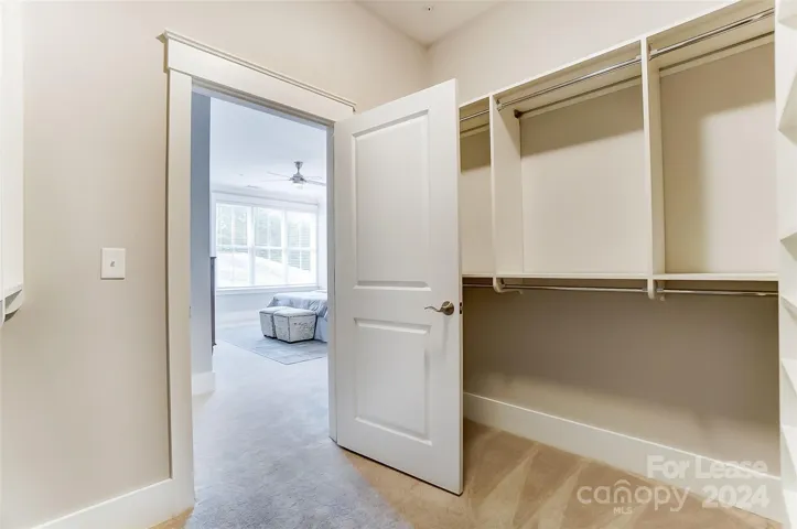 Primary closet