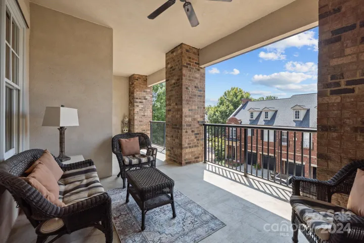 Large covered patio