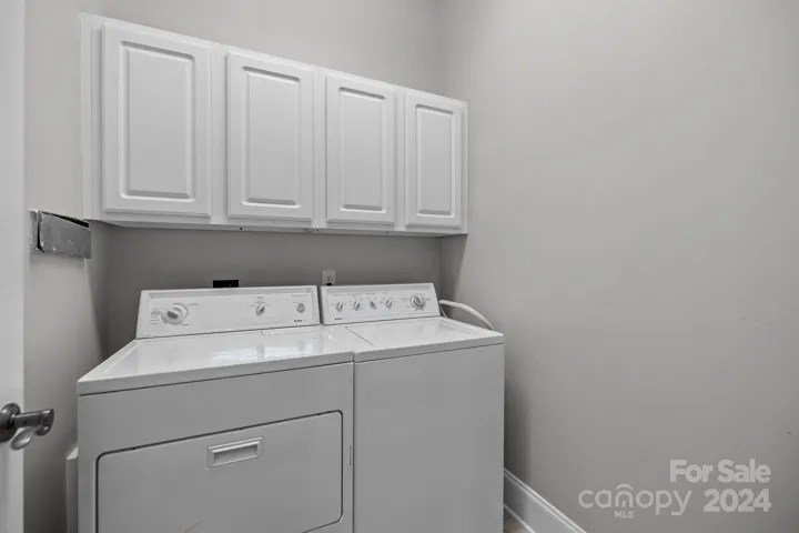 Laundry room off of kitchen