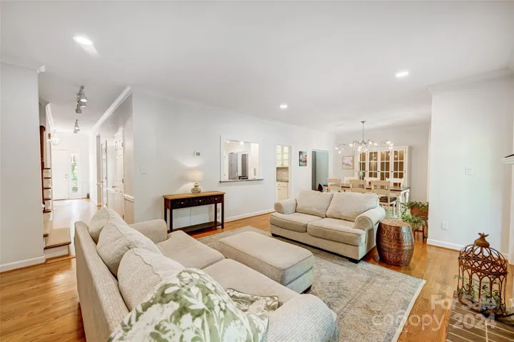 Spacious Great room opens to dining room, perfect for entertaining