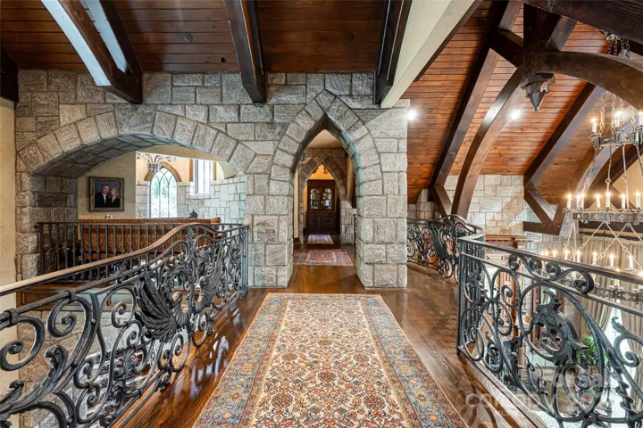 Upper balcony hallway