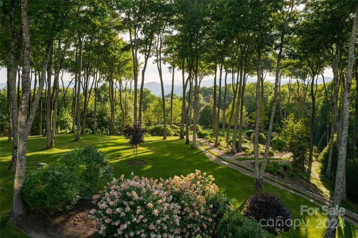 Rear view from the terrace