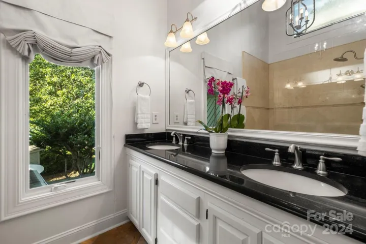 And a double bowl vanity