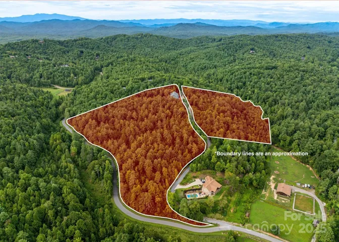 25 acres -The acreage is on both sides of Royal Lane and there is also road frontage on Low Country Rd, with multiple areas where a second home or garage could be built.