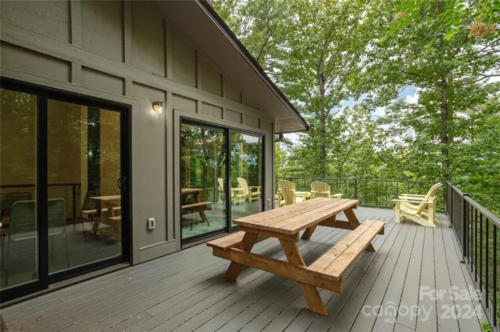 Deck Accessed from the Breakfast Area, Dining Room and Great Room.