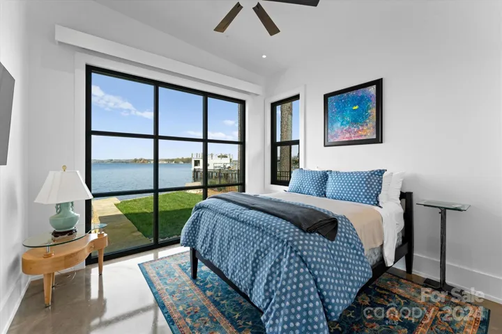 Lake- level guest suite #1 with private En-suite.