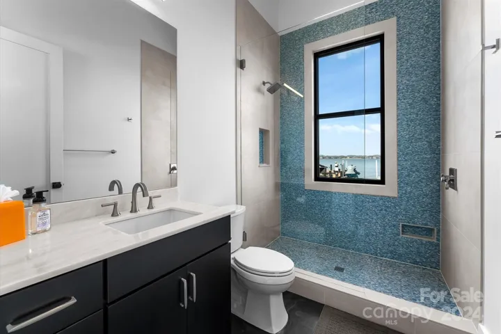 Private guest house bathroom.
