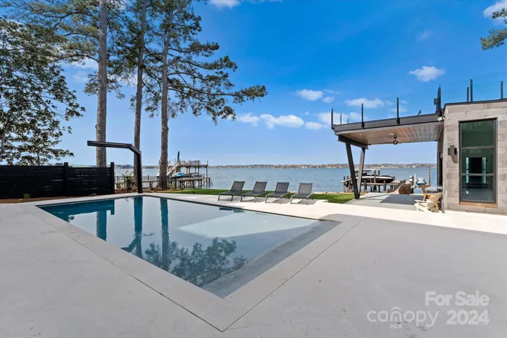 Resort-style saltwater pool.