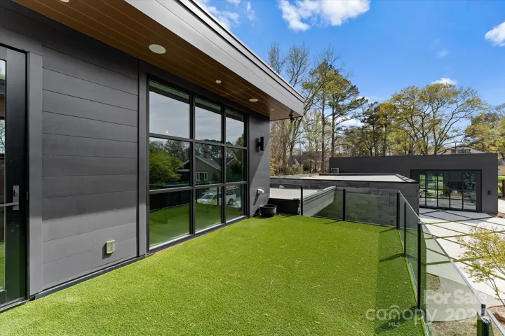 Guest house roof deck.