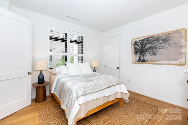 Spacious secondary bedroom with adjoining bathroom.