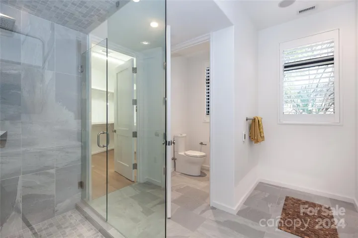 Primary bathroom with heated floor