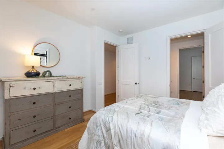 Spacious secondary bedroom with adjoining bathroom.