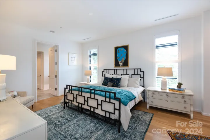 Beautiful primary bedroom