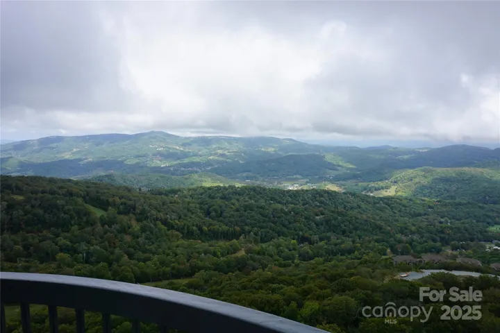 view from balcony