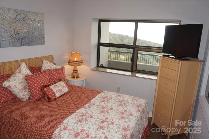 Bedroom with view