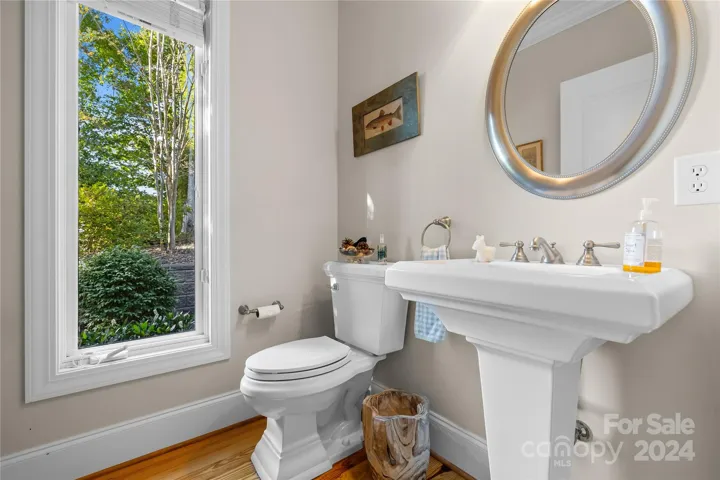 Main floor half bath for your guest