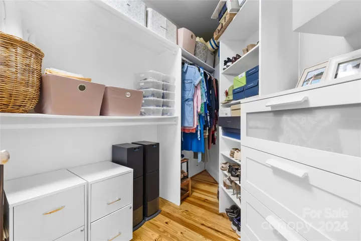 2 Custom Primary Closets w/ built-in wall safe