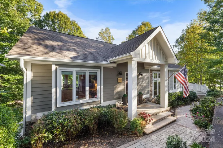 Front walkway leads to new deck off of the primary suite.