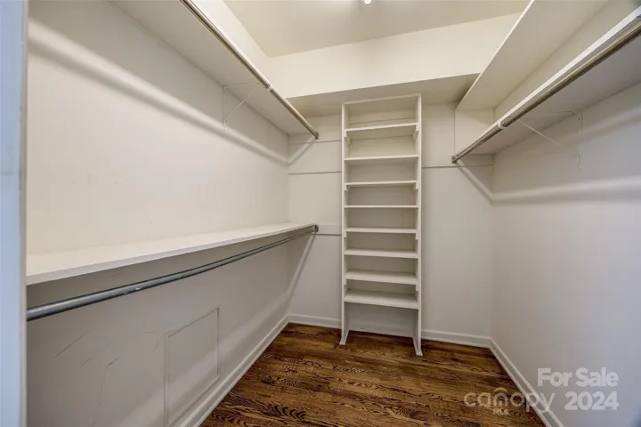 Dual Walk-In Primary Closets x2