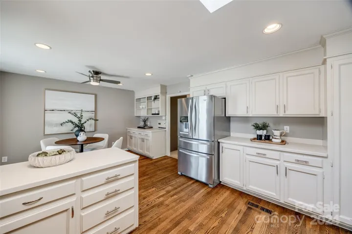 Kitchen with Lake Views