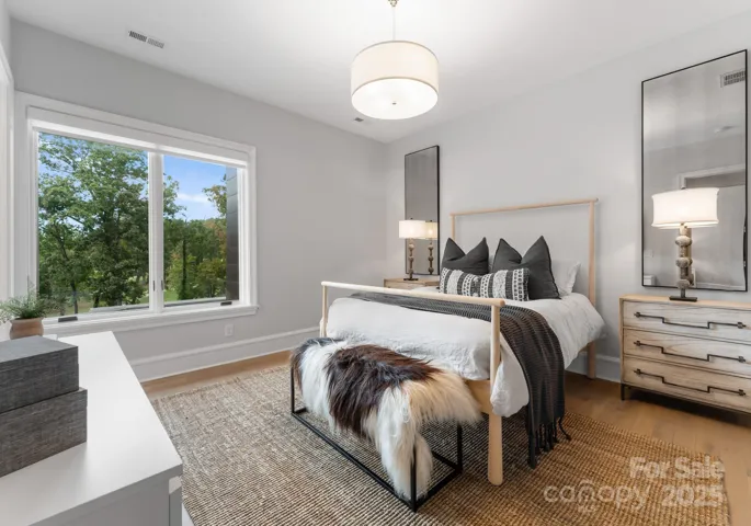 Upper level guest bedroom #4 with ensuite bathroom and large custom walk-in closet