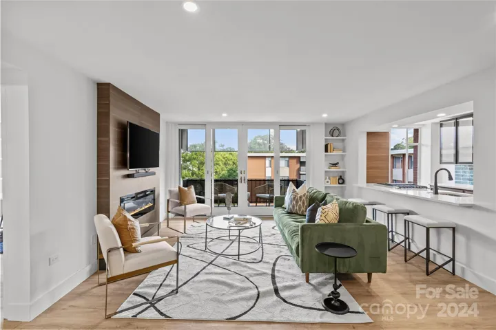 Open, Spacious, Bright and Flowing Living in this top floor home!