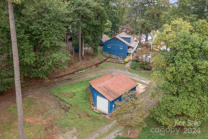 Detached garage, carport, and storage building