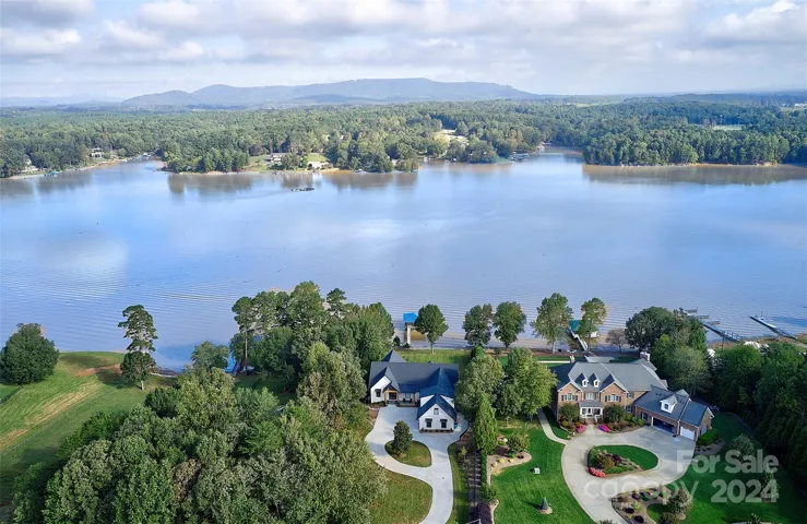 Main channel and mountain views.