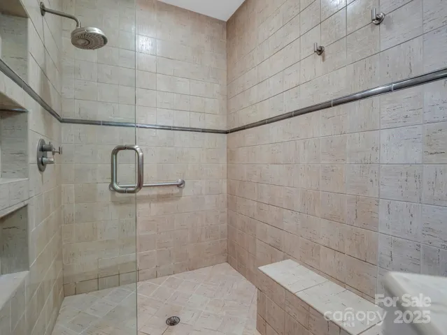 Large walk-in shower
