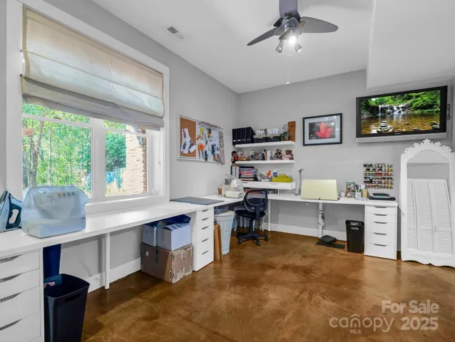 Lower level flex space