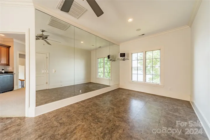Work out room on 2nd floor