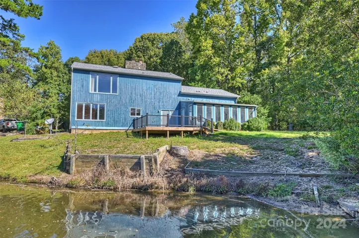 Rear view with lake