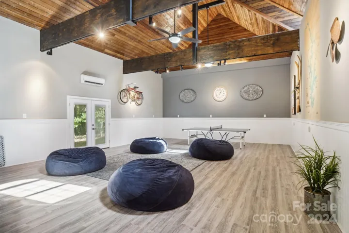 3 Car garage was converted to flex space