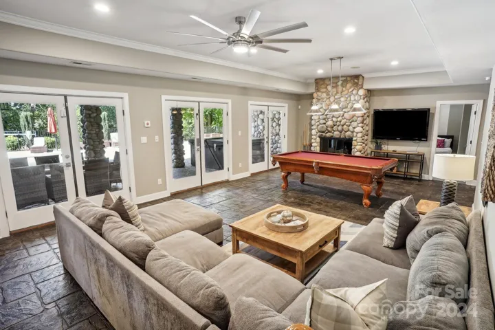 Open Concept Lower Level perfect for entertaining