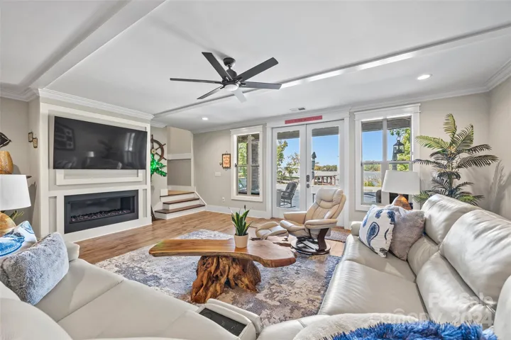 Family room with 2nd fireplace.