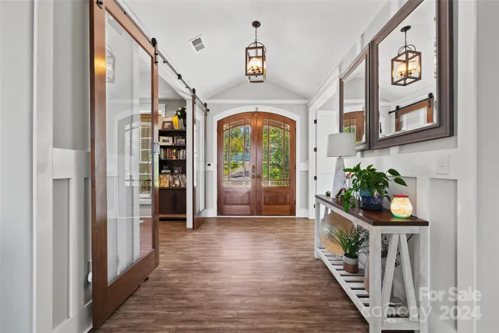 Inviting entryway.