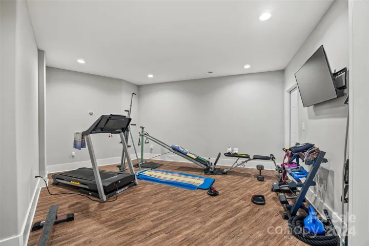 Home gym.