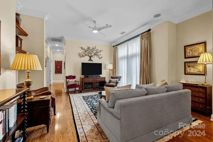 Elegant, timeless design with 10-foot ceilings creates a spacious and airy atmosphere.