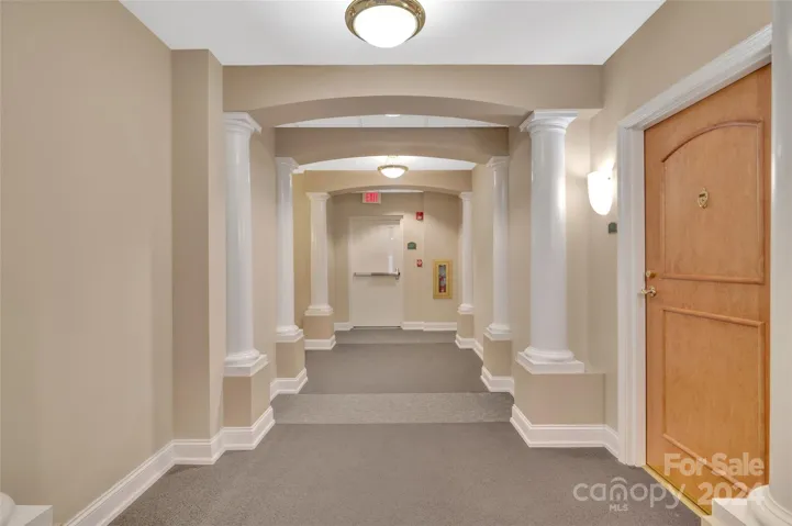 Wide halls and bright lights lead you home.