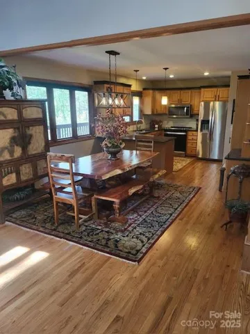 Gleaming hardwoods throughout ...have just been refinished.