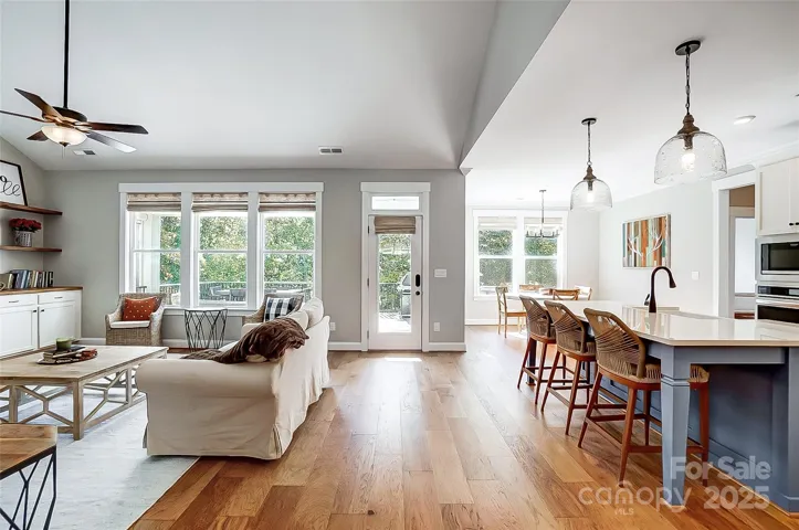 Open concept floorplan is perfect for entertaining