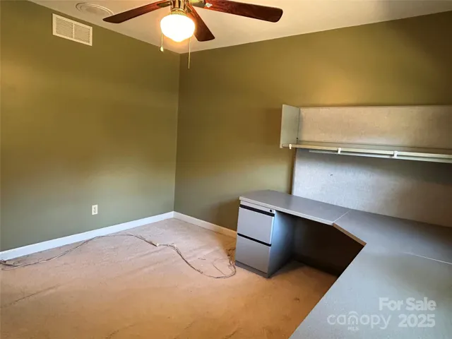 3rd bedroom being used for office