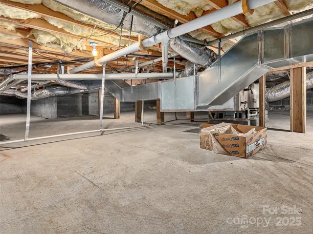 Cemented crawl space