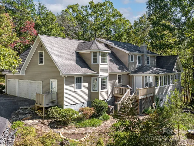 Bay windows create more light and architectural interest.