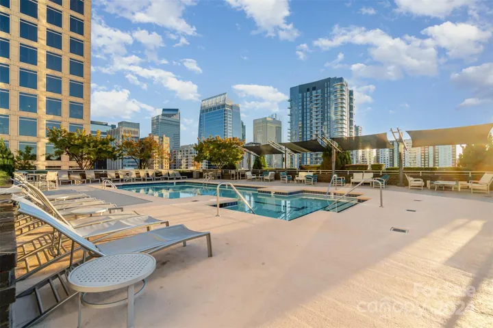 7th floor rooftop pool area